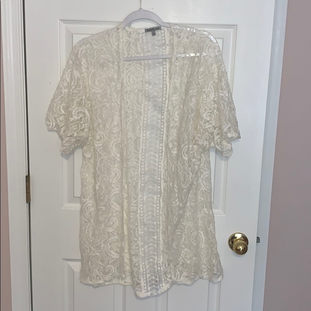 Charlotte Russe lace kimono